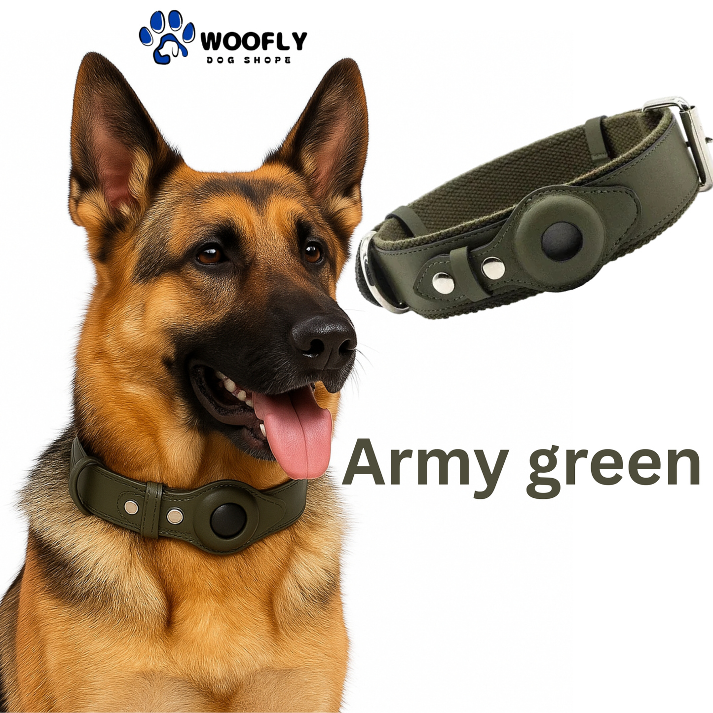 Leather AirTag Collar     ♦️     Apple AirTag is not include