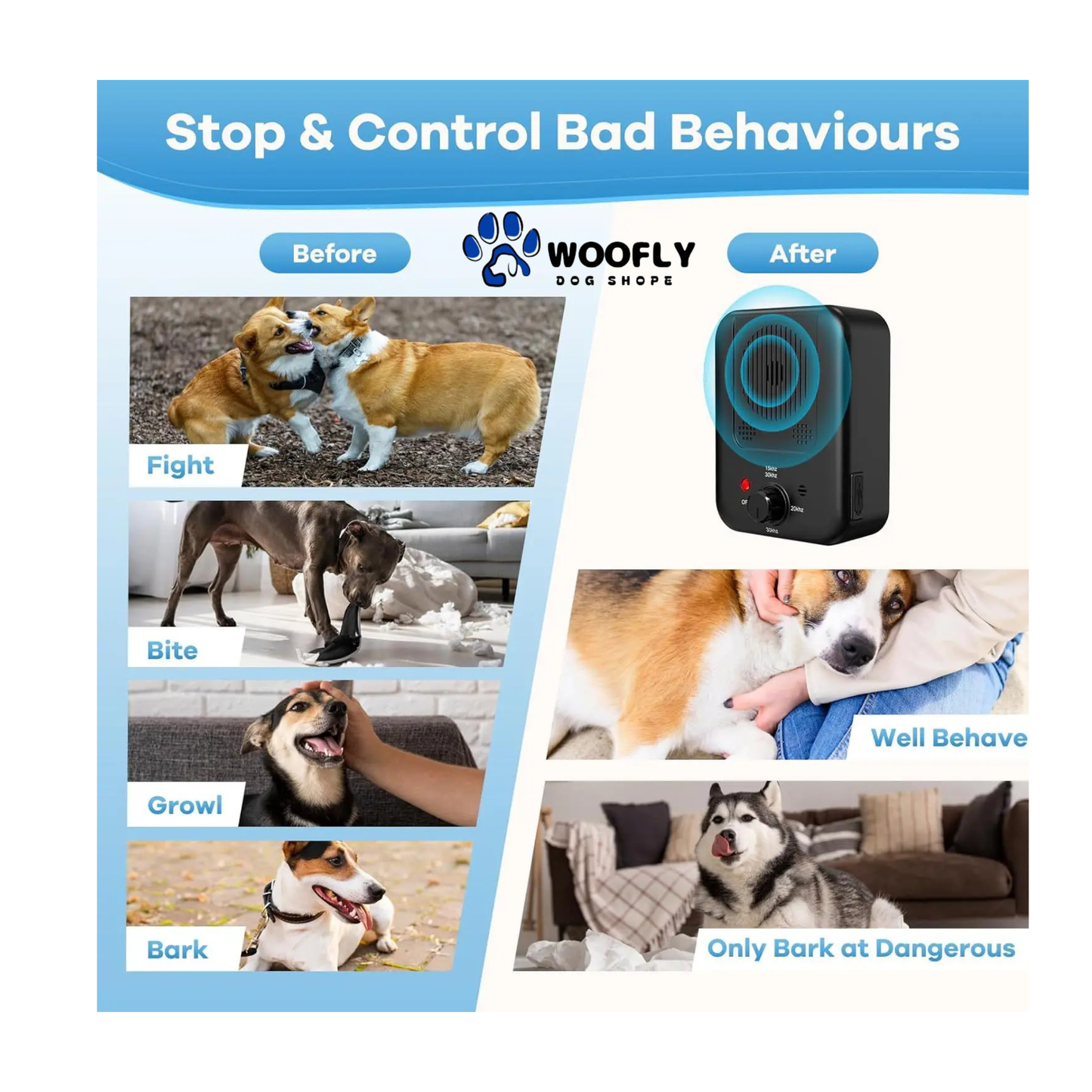 Ultrasonic Dog Bark Control Device