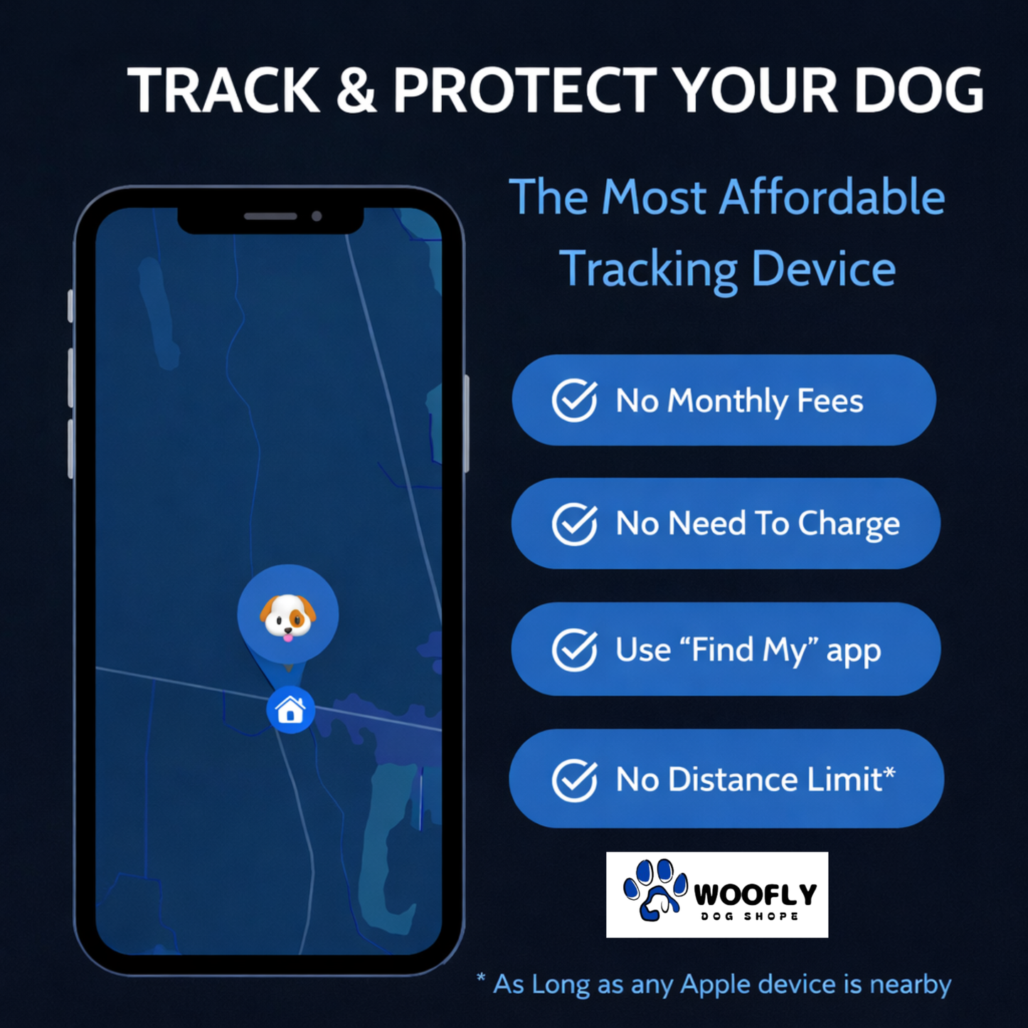 Leather AirTag Collar     ♦️     Apple AirTag is not include