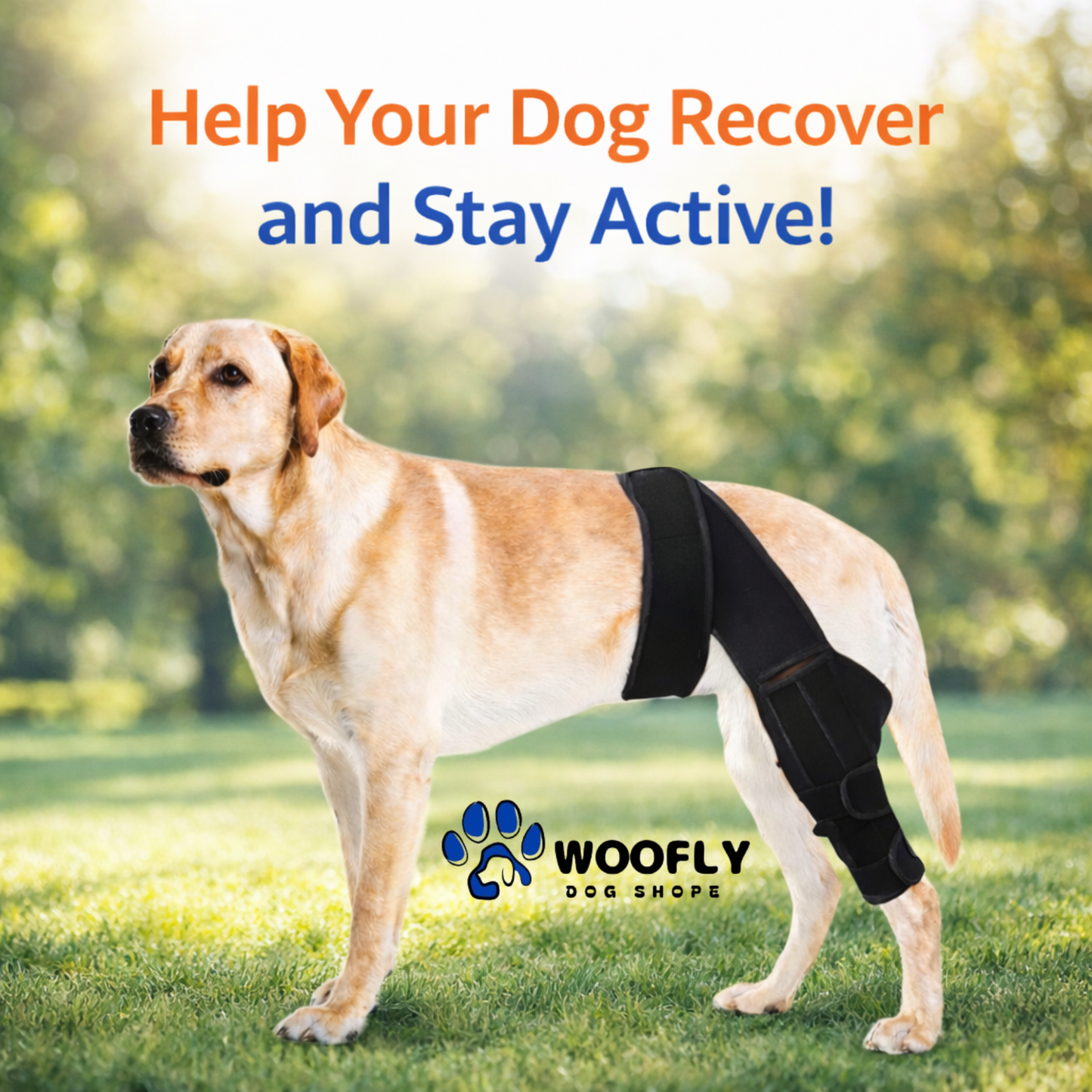 Dog Knee Brace – Adjustable Support for ACL, CCL & Joint Injuries